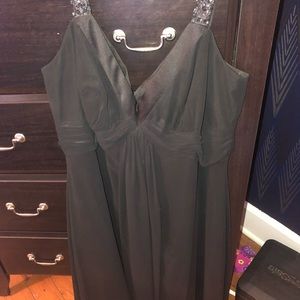 Black dress tea length